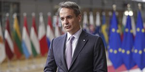 Ο Κυριάκος Μητσοτάκης στις Βρυξέλλες 