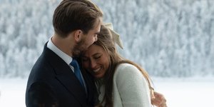 Ο Φίλιππος Γλίξμπουργκ με τη Nina Flohr 