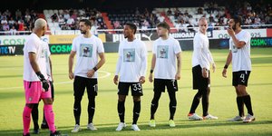 Οι ποδοσφαιριστές του ΟΦΗ