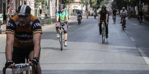 Ποδηλατικός αγώνας στο κέντρο της Αθήνας