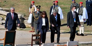 Κατερίνα Σακελλαροπούλου, τελετη αφής στην Ολυμπία