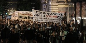 Aντιφασιστικό συλλαλητήριο στο κέντρο της Αθήνας