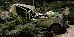To IX που ενεπλάκη στο τροχαίο δυστύχημα