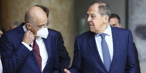 Νίκος Δένδιας και Σεργκέι Λαβρόφ