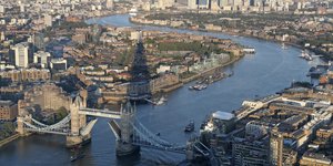 Ο ποταμός Τάμεσης στο Λονδίνο