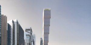 Ο ανάποδος ουρανοξύστης αν εγκριθεί και κατασκευαστεί, θα φτάνει τα 498 μ. σε ύψος