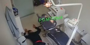 Αστυνομικός εξουδετερώνει ληστές σε οδοντιατρείο