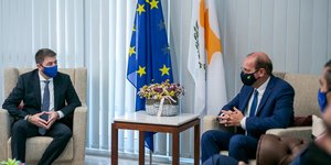 Ο Νίκος Ανδρουλάκης συνάντησε στη Μεγαλόνησο αξιωματούχους της κυπριακής κυβέρνησης 