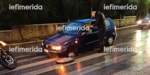 Αυτοκίνητο έπεσε σε φρεάτιο στη διασταύρωση με την Λεωφόρο Κηφισίας στον Φάρο Ψυχικού