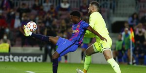 Φάση από το Μπαρτσελόνα-Ντιναμό Κιέβου