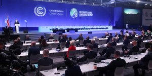 Η αίθουσα της Cop26