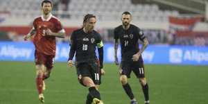 Φάση από τον αγώνα Κροατία-Ρωσία