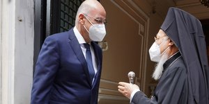 Νίκος Δένδιας, Οικουμενικός Πατριάρχης