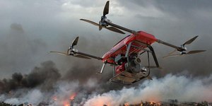 drone πυροσβεστική