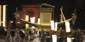 Φαντασμαγορική τελετή  για τα εγκαίνια της Λεωφόρου των Σφιγγών στην Αίγυπτο