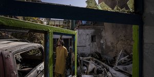 Εικόνα στην Καμπούλ μετά από βομβιστική επίθεση του ISIS