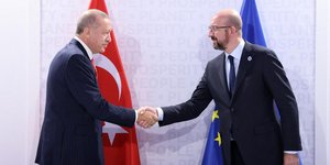 G20: Συνάντηση του Σαρλ Μισέλ με τον Ρετζέπ Ταγίπ Ερντογάν, στο πλαίσιο της Συνόδου Κορυφής