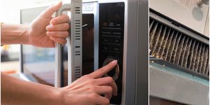 Φούρνος μικροκυμάτων φίλτρο καθάρισμα