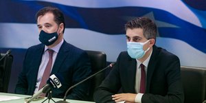 Ο Αδωνις Γεωργιάδης και ο Χρίστος Δήμας