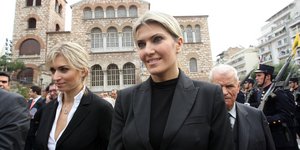 Η Εύα Καϊλή σε πρόσφατη επίσκεψή της στη Θεσσαλονίκη