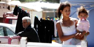 φωτογραφία από καταυλισμό ρομά
