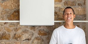 O Σωτήρης Κοντιζάς με τα παιδιά του