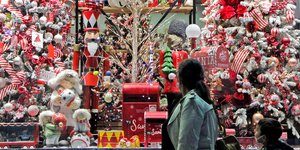 βιτρινα χριστουγεννα