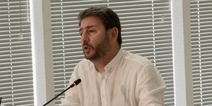 Ο ευρωβουλευτής του ΚΙΝΑΛ, Νίκος Ανδρουλάκης