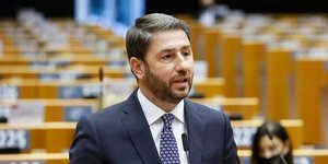 Ο πρόεδρος του ΚΙΝΑΛ Νίκος Ανδρουλάκης στην Ευρωβουλή