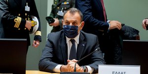 Ο υπουργός Εθνικής Άμυνας Νίκος Παναγιωτόπουλος