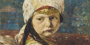 κοριτσι κοιταζει πλαγια 