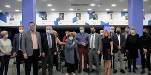 Φωτογραφία από συνάντηση εργασίας στα γραφεία της ΝΔ