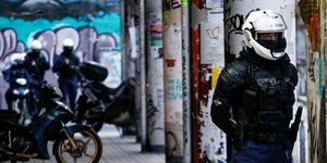 αστυνομικός ΜΑΤ Πολυτεχνείο