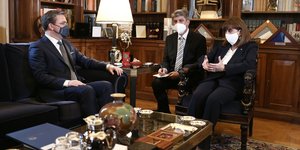 Κατερίνα Σακελλαροπούλου και Νίκολα Σελάκοβιτς