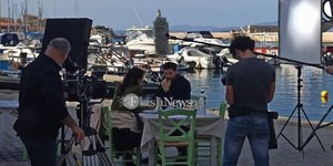 Γυρίσματα του Σασμού στο παλιό λιμάνι των Χανίων