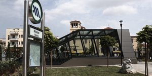 Ο σταθμός του Μετρό στη Νίκαια