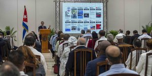 Συνέντευξη Τύπου του Κουβανού υπουργού Εξωτερικών, Μπρούνο Ροντρίγκες