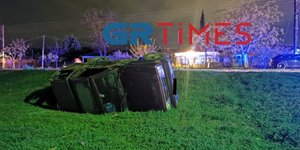 Σοβαρό τροχαίο στον εθνική οδό Θεσσαλονίκης-Καβάλας