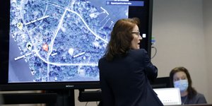 Εικόνα από τη δίκη για τη δολοφονία του Αχμάντ Αρμπερι στην Τζόρτζια