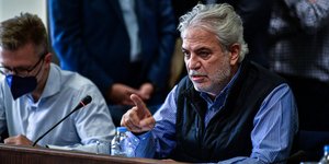 Ο Υπουργός Κλιματικής Κρίσης και Πολιτικής Προστασίας Χρήστος Στυλιανίδης