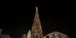 Christmas Tree in Omonia, Athens