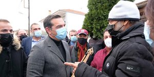 Ο Αλέξης Τσίπρας σε περιοδεία στην Κοζάνη