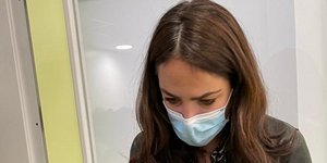 Η Δόμνα Μιχαηλίδου στο νοσοκομείο