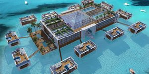 Ένα πλωτό παλάτι στο Ντουμπάι