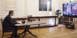 Παρέμβαση του πρωθυπουργού, Κυριάκου Μητσοτάκη, στη Σύνοδο για τη Δημοκρατία