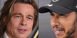 brand pitt lewis hamilton 
