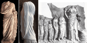 αγαλμα γυναικας μπρος πισω