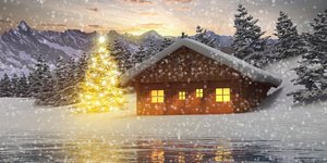 Σπίτι μέσα στο χιόνι