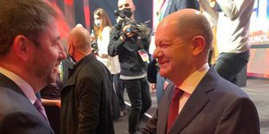 Ο Νίκος Ανδρουλάκης και ο Ολαφ Σολτς