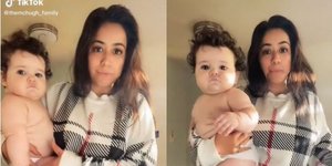 Το μωρό Άτλας στην αγκαλιά της μητέρας του στο TikTok